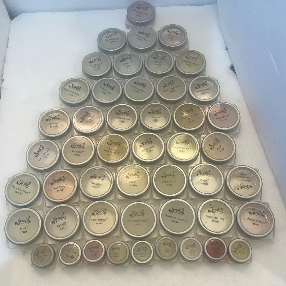 Bundle empty Scentsy wax pots refill organization storage travel jewelry makeup
